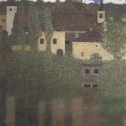 Gustav Klimt Schlo Kammer at Lake Atter I (mk20) Sweden oil painting artist